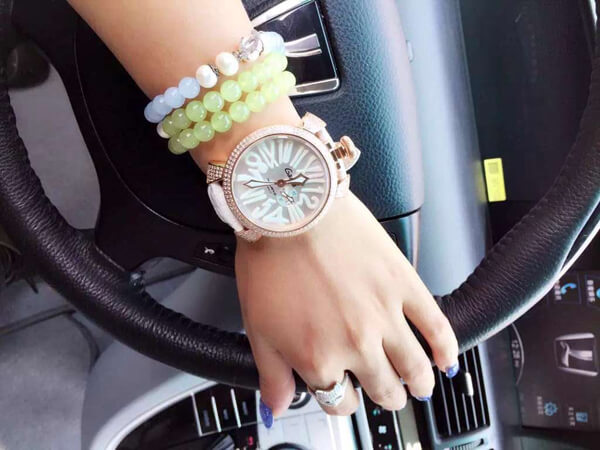 ガガ･ミラノスーパーコピー GAGAMILANO スリム　46mm　クォーツ z5081.2 RGメッキブレス シルバー/ローズゴールドナンバー